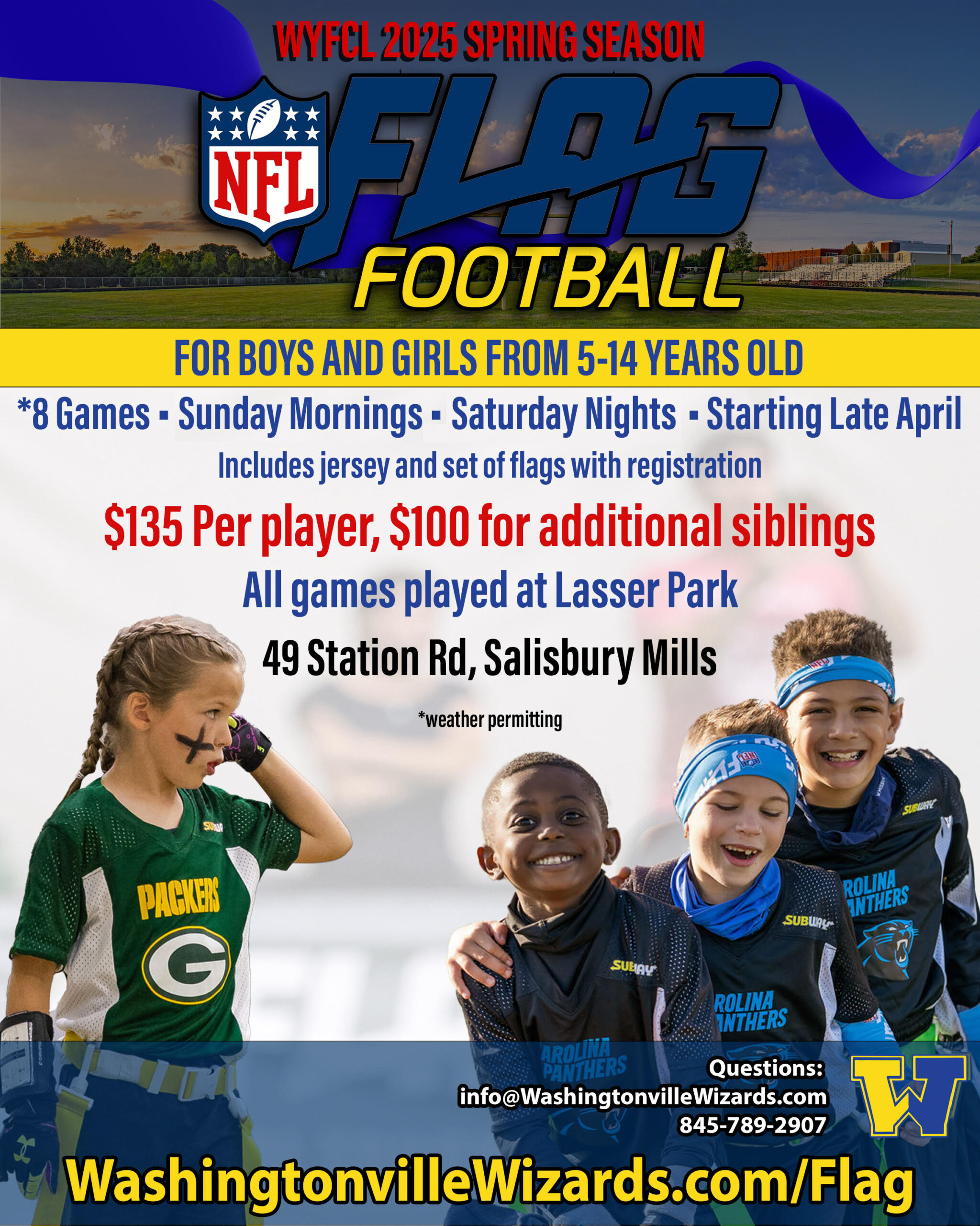 2025 WYFCL Spring Flag Football